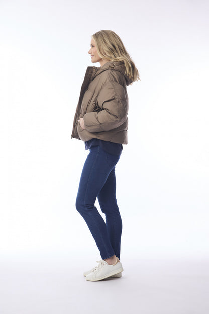 Puffer Jacket in Mud