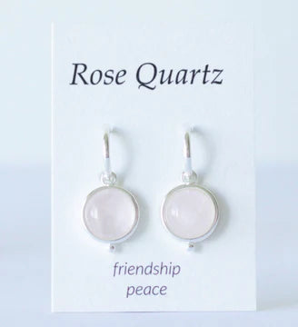 Semi Precious Stone Drop Earrings