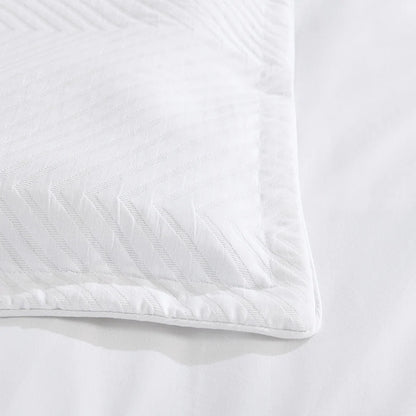 Atlantis Chevron Jacquard Coverlet Set