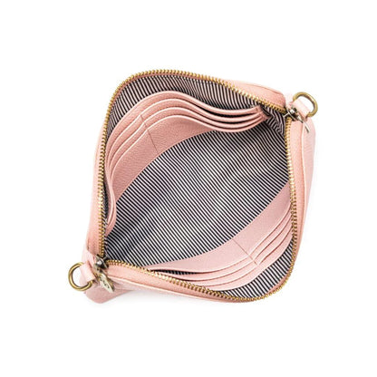 Kiara Crossbody/Clutch in Pink