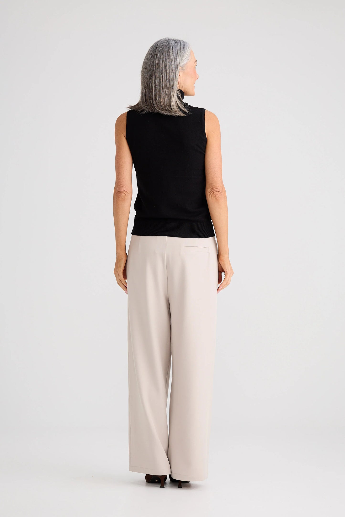 Skye Knit Top in Black