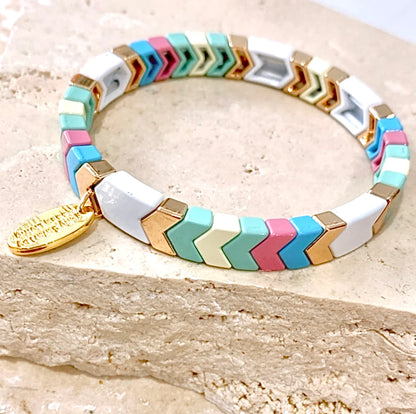 Caribbean Bracelet in Sorbet Mix
