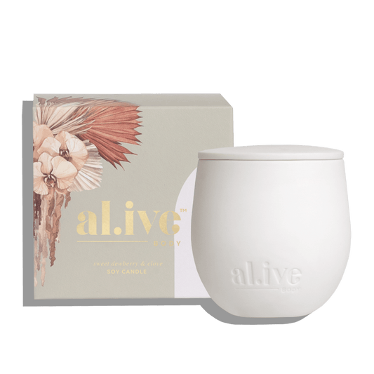 al.ive Sweet Dewberry & Clove Soy Candle