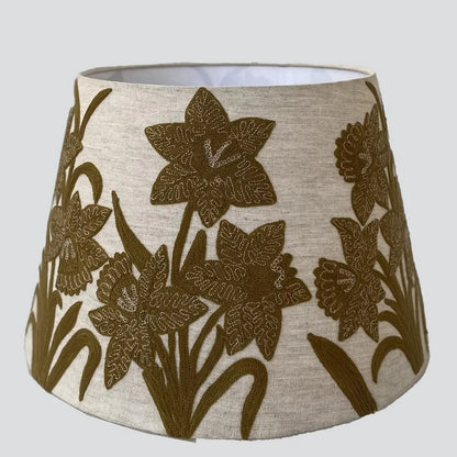 Narcissus Linen Tapered Shade in Butternut