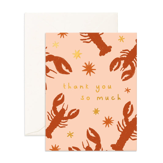 Thank You Lobsters Greeting Crads
