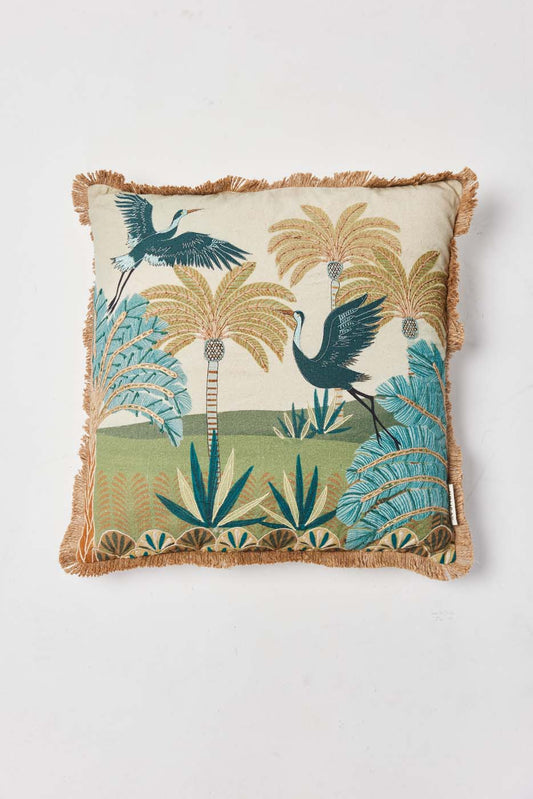 Spice Isle Cushion in Green
