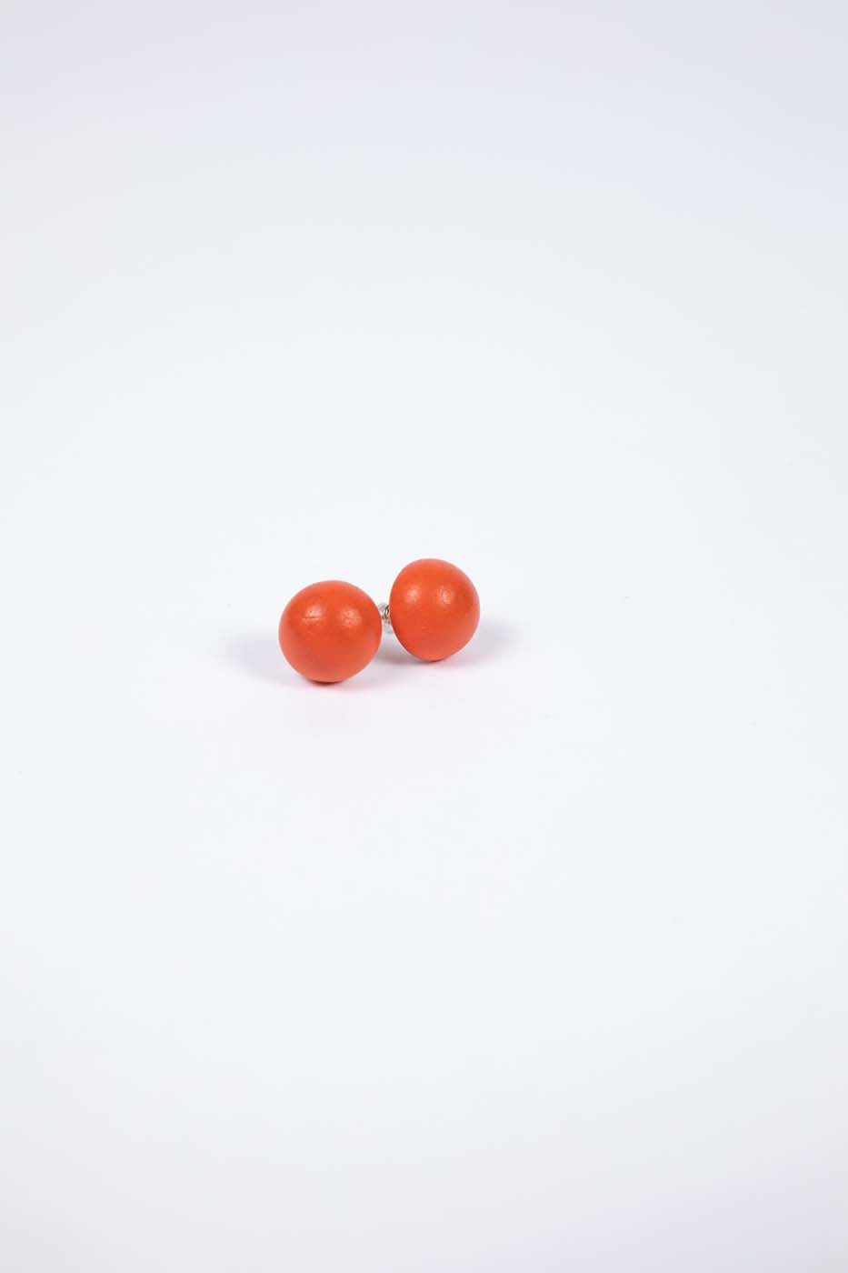 Spot the Dot Earrings in Orange