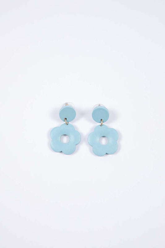 Petunia Earrings in Hampton Blue