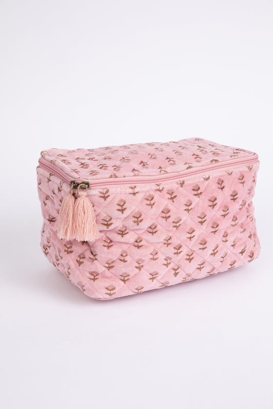 Large Cosmetic Bag - Strawberry Fields