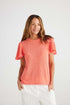 Manderly Knit Top in Mandarin Marle