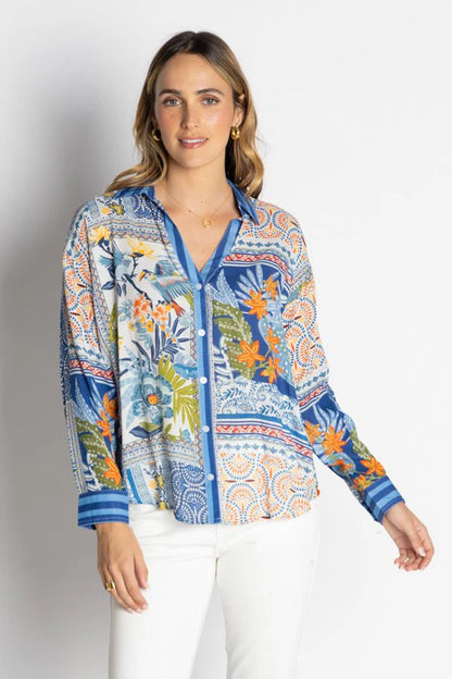 Velora Shirt in Ocean