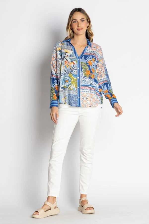 Velora Shirt in Ocean