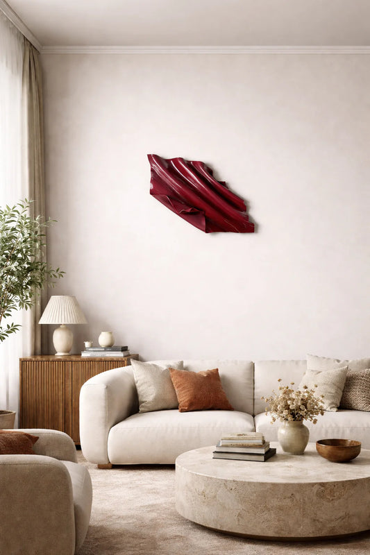 Vino 3D Wall Sculpture by Charlotte Garwood