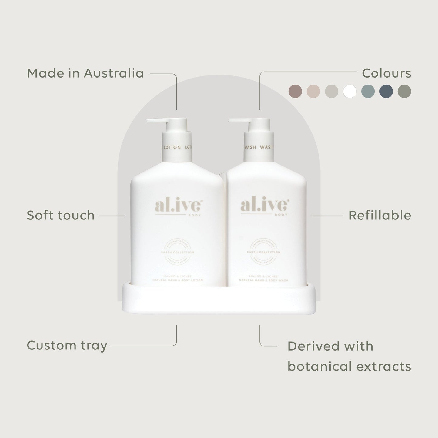 al.ive Mango & Lychee | Wash & Lotion Duo