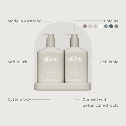 al.ive Sea Cotton & Coconut | Wash & Lotion Duo