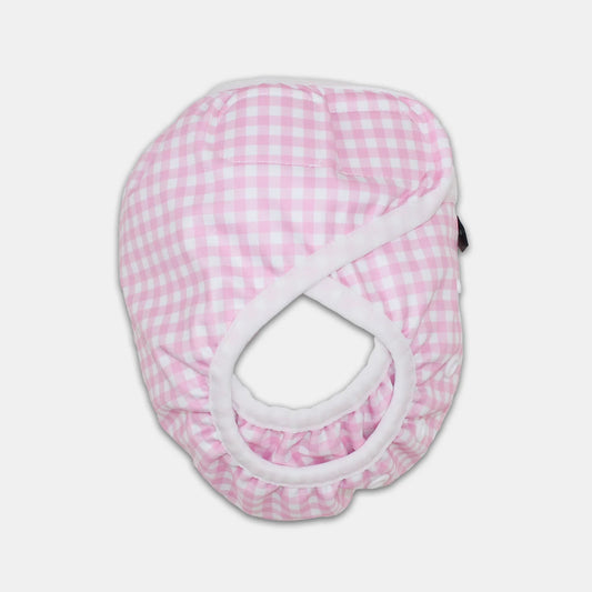 Tyoub Pink Check Swim Nappy