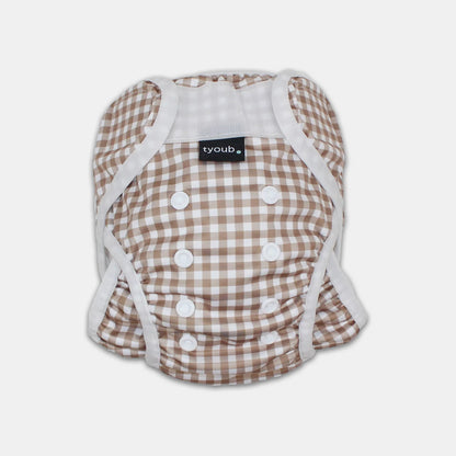 Tyoub Fawn Check Swim Nappy