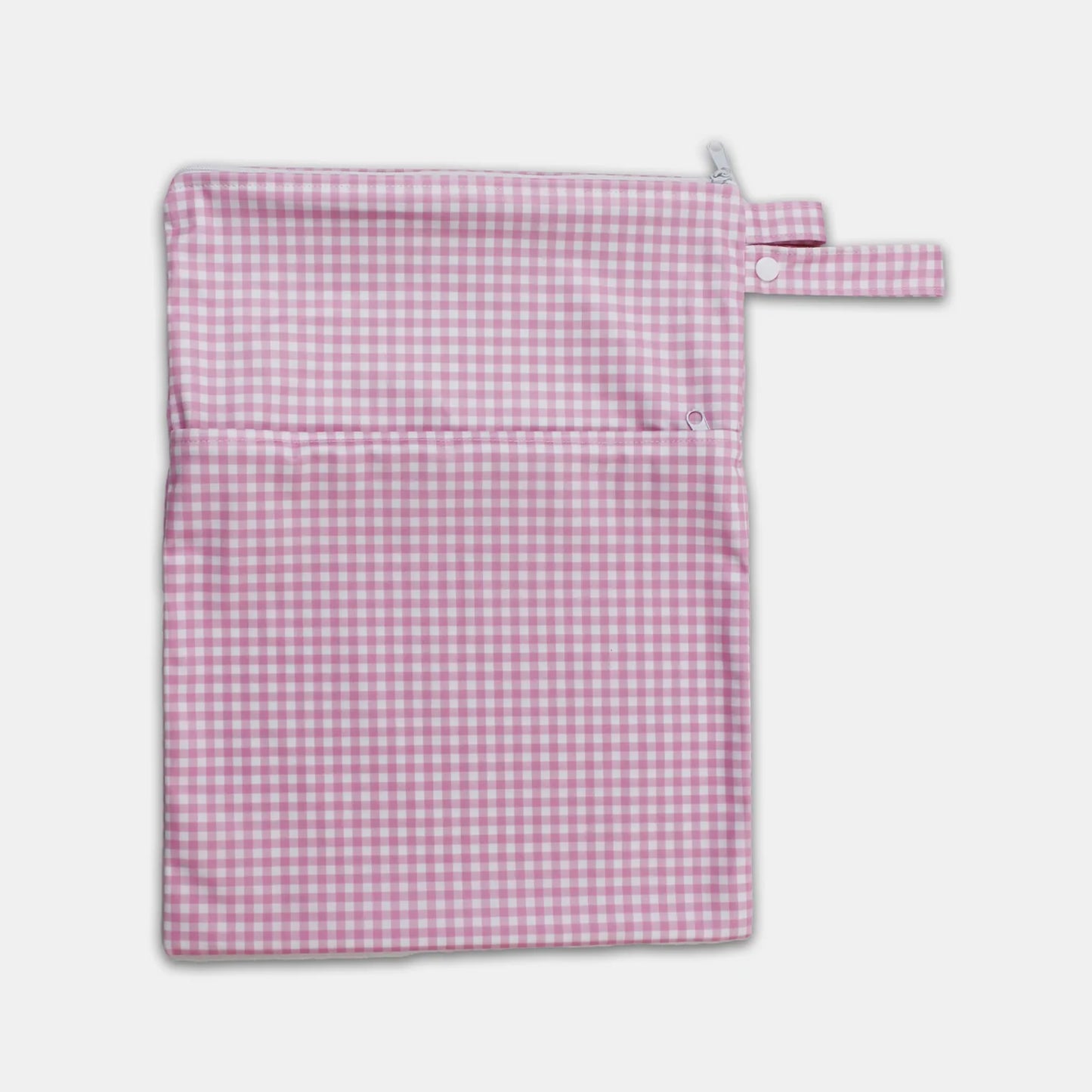 Tyoub Pink Check Swim Bag set