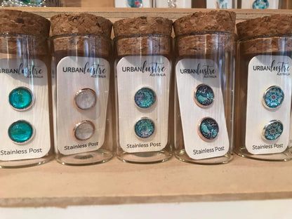 Urban Lustre Single Stud Earrings
