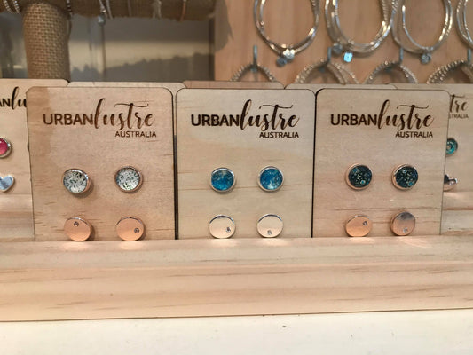 Urban Lustre Stud Earrings (2 Pack)