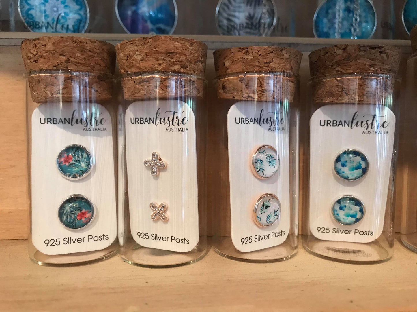Urban Lustre Single Stud Earrings