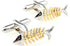 Gold and Silver Fish Cufflinks