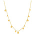 Gold Geometry Mixed Discs Necklace