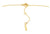 Sage Enamel Emblem Gold Necklace