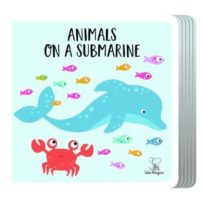 Travel Puzzle & Book- Animals On A Submarine