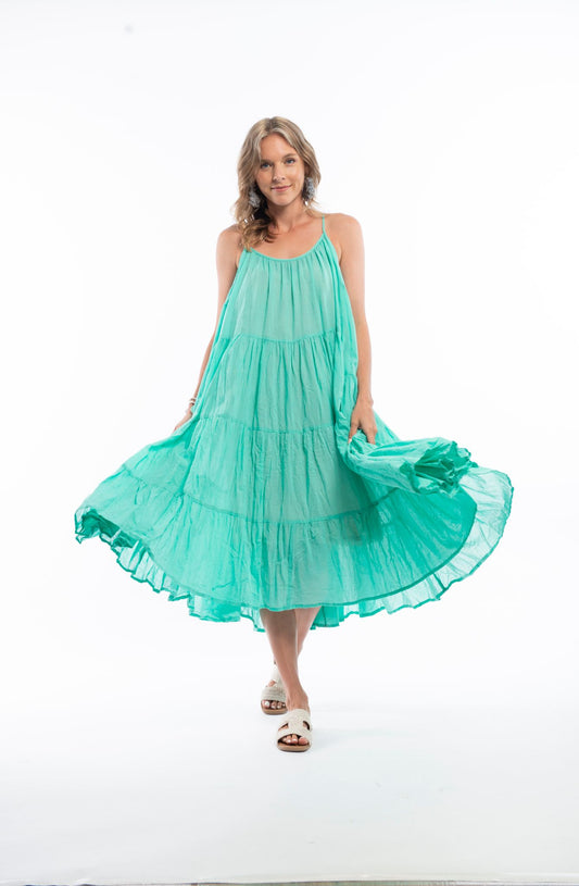 Essentials Maxi Dress in Aqua