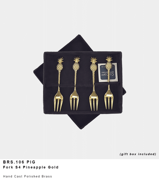 Pineapple Forks- Set of 4