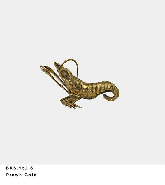 Gold Prawn Decor