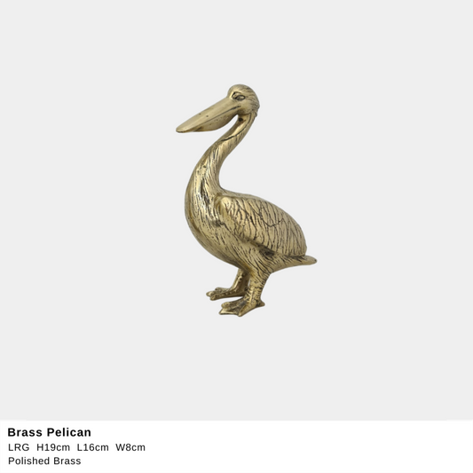 Brass Pelican (Large)- Gold