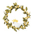 Wool Wattle Wreath with Antlers Decoration