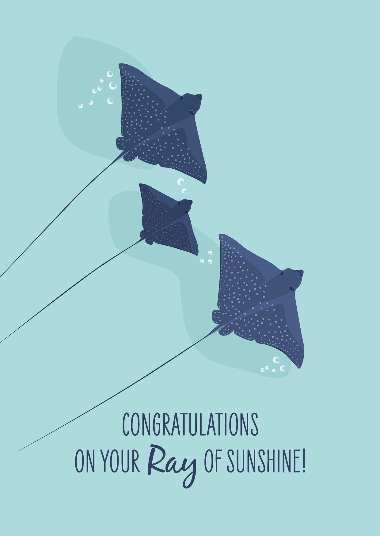Copy of Baby Card - Eagle Rays