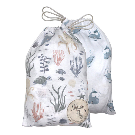 Bassinet sheets in Ocean