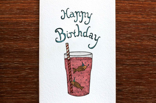 Birthday Fish Greeting Card
