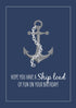 Birthday Card - Anchor and Chain