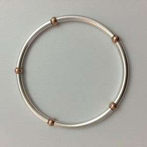 Rose Gold-filled bracelet with tubes
