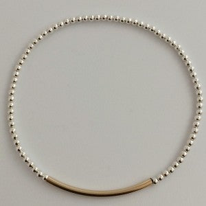Rose Gold Filled Bracelet with Bar.