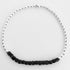 Silver and Black Bracelet