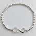 Sterling Silver Bracelet With Infinity