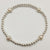 G 3mm bracelet with pearls