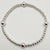 Silver Bracelet with 4 Beads