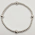 Silver Bracelet with 4 Beads