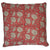 Linen Cushion in Pink block print
