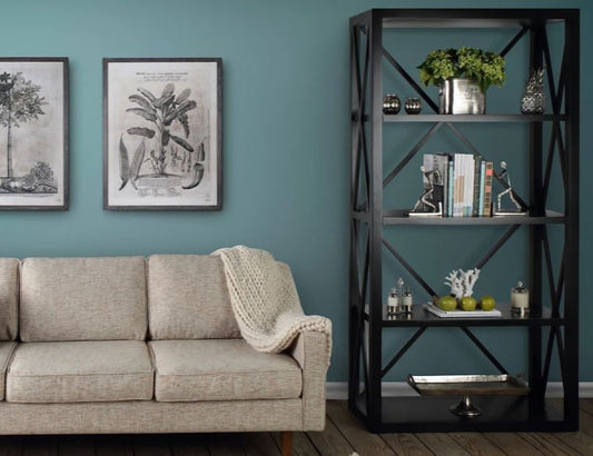 Sorrento Bookshelf in Black