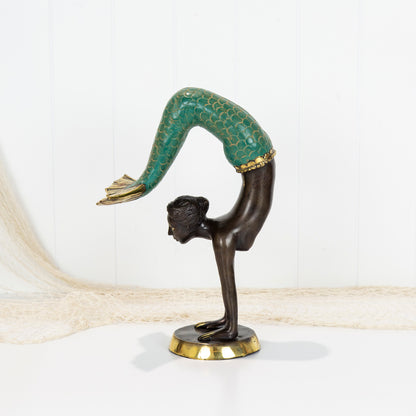 Mermaid Handstand - Green Tail