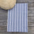 Recycled Cotton Mat – Flinders Denim/White Stripe