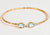 MW Gold Gem Cuff bracelet A21